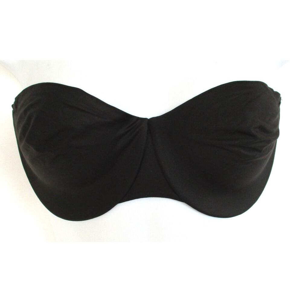 New SKIMS Smoothing Intimates Unlined Strapless Bra Onyx Size 34D